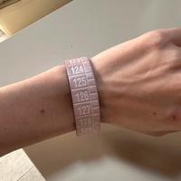 Bracciale rosa donna il centimetro