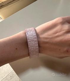 Bracciale rosa donna il centimetro
