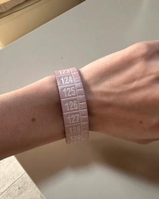 Bracciale rosa donna il centimetro