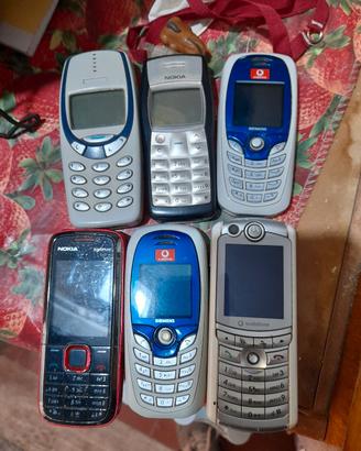 6 telefonini cellulari