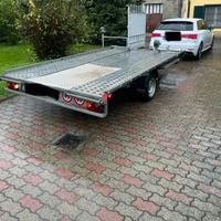 Rimorchio porta auto basculante