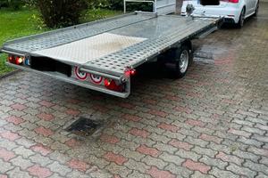 Rimorchio porta auto basculante