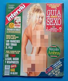 Rivista simil PLAYBOY Interviù MERCEDES AMBRUS + P