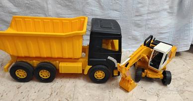 camion gigante 56 cm + escavatore 