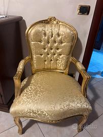 Poltrone stile barocco