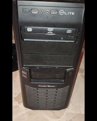 Pc completo di monitor ed accessori 