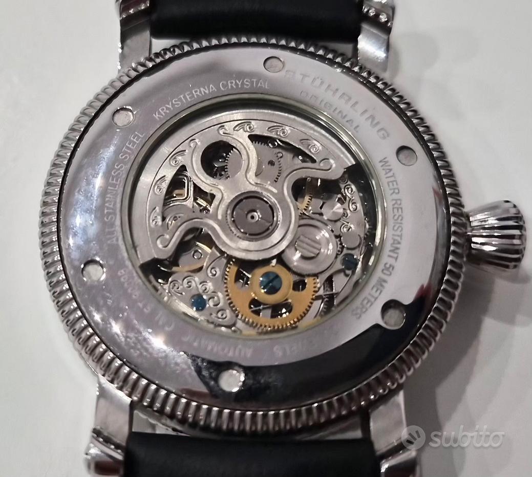 Orologio Subacqueo Uomo Stührling Original 40mm – Quarzo Svizzero, Acciaio Bicolore, Impermeabile 100m