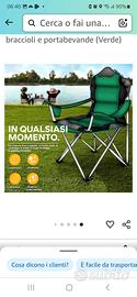 sedia da campeggio