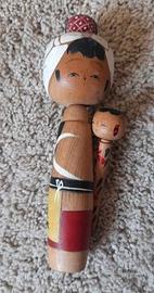 Vintage Japanese Wooden Kokeshi Doll