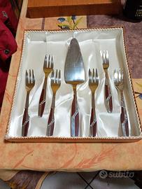 set posate dessert vintage