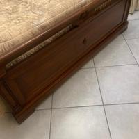 Letto matrimoniale in legno massello