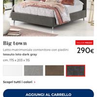 letto a cassone. 