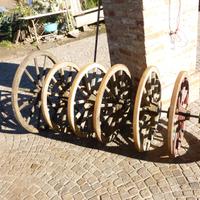 VECCHIE RUOTE IN LEGNO