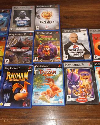Lotto Giochi PlayStation 2 PS2 – Rayman, Spyro, Sh