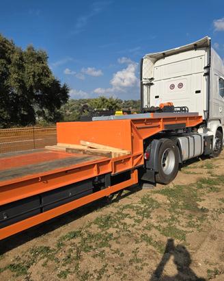 SEMI RIMORCHIO CARRELLONE ALLUNGABILE 3 ASSI MARCA