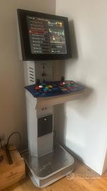 Videogioco cabinato metallo anni 90 con gettoniera