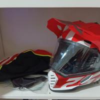 Casco LS2 MX436 Pioneer EVO "Red White"