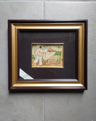 Quadro incorniciato raffigurante Pulcinella