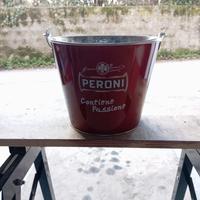 Birra Peroni secchiello di metallo 