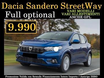 Dacia Sandero Streetway 1.0 VARI COLORI E ALLESTIM