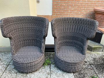 Sedie poltrona da giardino