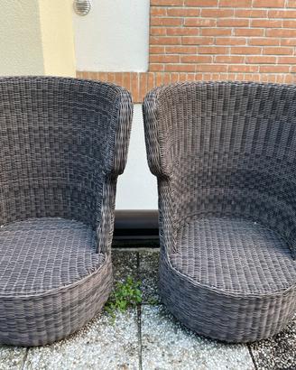 Sedie poltrona da giardino