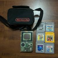 Gameboy Pocket con giochi e borsa Nintendo