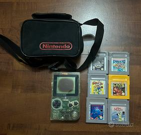 Gameboy Pocket con giochi e borsa Nintendo