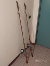 canne da pesca vintage 