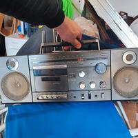 Radio stereo vintage ISP SC600 con cassette – Anni