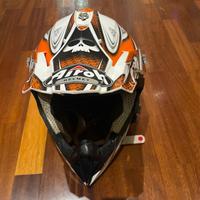Casco Airoh + Quick Strap Acerbis + Supporto GoPro