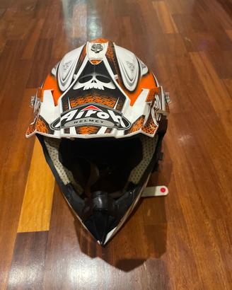 Casco Airoh + Quick Strap Acerbis + Supporto GoPro