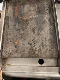 Piastra professionale da cucina