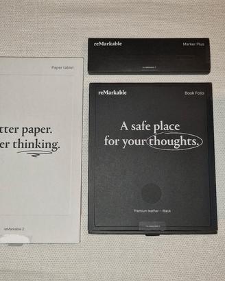 Remarkable2 + Book Folio + Marker Plus