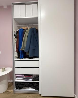 Armadio IKEA PAX bianco completo – Ante scorrevoli