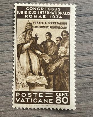 francobollo della Città del Vaticano, 1935 80 cent