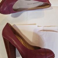 Décolleté a punta tonda magenta Marc by Marc Jacob