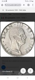 Moneta Italiana 50 centesimi