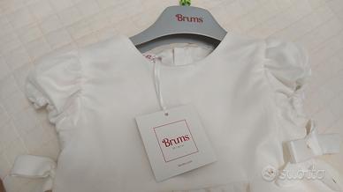 NUOVO Abito Brums da cerimonia bambina 24 mesi