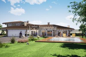 Villa da ultimare con progetto approvato e ampio l