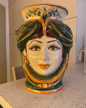Ceramica Caltagirone Testa di moro