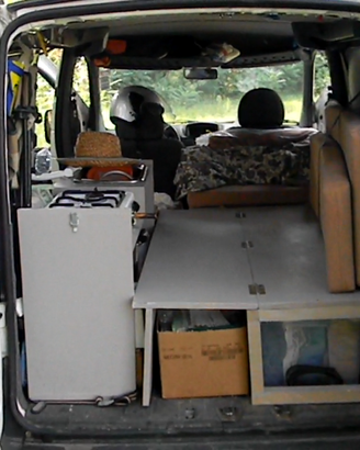 Fiat Doblò con kit minicamper