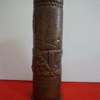 Vaso da bossolo trincea Ponte Salcano Fascio Duce