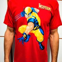 T-shirt Wolverine Marvel + Fascicolo e Poster (L)