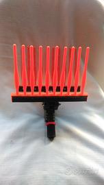 Testa con pettine ad aria