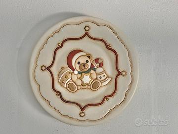 Piatto grande da parete THUN Teddy Natale