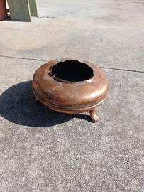 antico bracere in rame