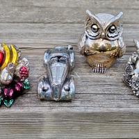 civetta laminata in argento 