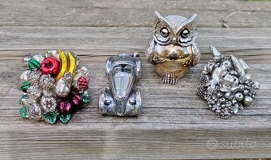 civetta laminata in argento 