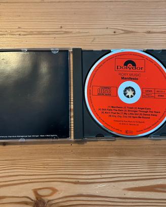 CD - Roxy Music - Manifesto - 1ST ISSUE